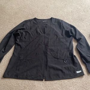 Size Xl black med couture scrub jacket